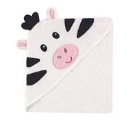 Luvable Friends Serviette à Capuche Unisexe en Coton avec Visage d'animal - Motif zèbre - Taille Unique