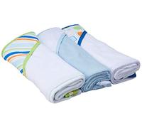 Luvable Friends Serviette à Capuche Unisexe en Coton éponge Bleu Taille Unique