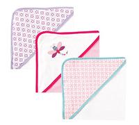Luvable Friends Serviette à Capuche Unisexe en Coton éponge pour bébé, Motif Libellule, Taille Unique