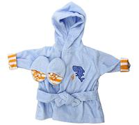 Luvable Friends Woven Terry Peignoir pour bébé avec chaussons