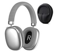 Luvant Casque Antibruit, Sans Fil Supra-Auriculaire Avec Microphone, Bluetooth 5.4, Audio Hifi, 12 Heures De Lecture, Ajustement Confortable for La Course, Les Jeux, Salle Sport, L'avion(Sliver)