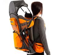 Luvdbaby Porte Bebe Randonnée - Sac à Dos Porte Bébé Randonnée - Confortable Porte Bébé Dorsal Randonnée 18 Kg - Porte Bebe Sac a Dos avec Tapis à Langer, Poche Isolante, Capuche de Pluie et de Soleil
