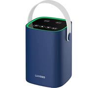 Luvego Mini Compresseur - Compresseur à Air Portatif, Multifonction avec Divers Accessoires, Compact, Batterie Intégrée
