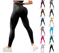 Luveon Legging Anti Cellulite Femme 3D Original,Leggings 3D Anti Cellulite, Legging à Compression - Minceur Taille Haute sans Couture Yoga Fitness Sport Pantalon