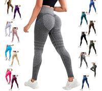 Luveon Leggings Anti Cellulite 3D Femme Compression Original Legging Minceur Anti Cellulite 3D Ventre Plat Minceur Drainant Leggings Running Pantalon de Sport Yoga Fitness Push Up Sculptant Legging