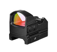 LUVEQ Red Dot Scope Sight - Lentille Multicouche, sans parallaxe, Alliage d'aluminium Durable, luminosité réglable, Chasse en Plein air