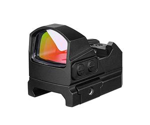 LUVEQ Red Dot Scope Sight - Lentille Multicouche, sans parallaxe, Alliage d'aluminium Durable, luminosité réglable, Chasse en Plein air