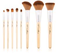 Luvia Cosmetics Bamboo’s Leaf Brush Set kit de pinceaux avec étui
