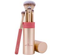 Luvia-Cosmetics Brush Brush-SetTravel Set Anniversary Powder Brush + Crease Blender + Eye Shader + Lip Liner + Wing Eyeliner + Metal Brush Tube 1 Stk.
