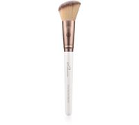 Luvia Pinceau de Maquillage Professionnel 213 - Blush, Poudre Biseauté - Végétalien - Elegance