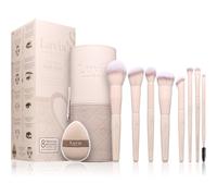 Luvia Cosmetics Nude Aura kit de pinceaux avec étui 11 pcs
