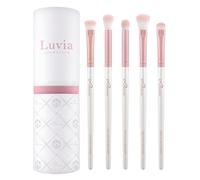 Luvia Essential Eye Brush Lot de 5 pinceaux à fard à paupières pour estomper et appliquer parfaitement les yeux végétaliens