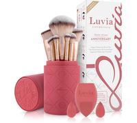Luvia Lot De 14 Pinceaux De Maquillage Végétaliens Avec Pinceau À Poudre, Éponge Et Mélangeur Xl Idéal Pour Les Débutants Et Les Professionnels Pinceaux De Maquillage De Qualité Supérieure Pour Un
