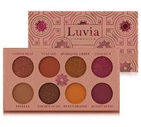 Luvia Sunset Nova Palette de fards à paupières professionnels, 8 couleurs, tons mats et scintillants, idée cadeau pour femme, cosmétiques végétaliens