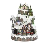 luville collectables Mountain Village Adapter included-h43xd31cm Décoration Originale pour Noël, Multicolore, Unique