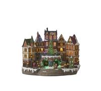 Luville Paysage village Arbre de noël blanc adapter included - l41,5xw25xh31,5cm