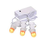 Luville - Light bulb chain 3 pieces with adapter included