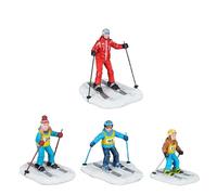 Luville Pendentifs de Noël Ski Teacher - 5x6x7 cm - Polyrésine - Multi