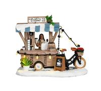 Luville Village Miniature Noël Café à emporter - L 13,5 x l 8 x H 11 cm