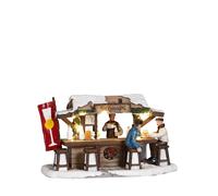 Luville Collectables Schnaps market fonctionnant sur batterie - l16xb7,5xh9cm