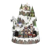 luville collectables Mountain Village Adapter included-h43xd31cm Décoration Originale pour Noël, Multicolore, Unique