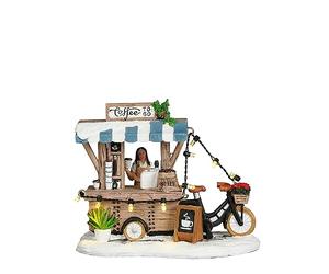 Luville Village Miniature Noël Café à emporter - L 13,5 x l 8 x H 11 cm