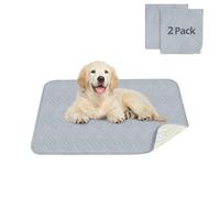 Luvore Tapis Absorbant Lavable pour Chien, 2 Paquets, réutilisable pour Chiens, Absorption Rapide, Tapis hygiénique pour Chiots, Chiens âgés ou incontinents 70X100cm