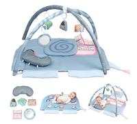 Luvore Tapis d'éveil Bébé avec arche amovible et 6 jouets, 95x70cm | Arches amovibles avec Activités Ludique, Tapis d'éveil Bébé Polyvalent, Cadeau pour Nouveau Né, Enfant, Fille et Garçon