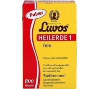 Luvos Heilerde 1 fein Pulver bei Sodbrennen, säurebedingten Magenbeschwerden und Durchfall, 800 g Poudre