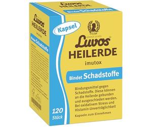 Luvos Heilerde imutox Kapseln bindet Schadstoffe, 120 pc Capsules