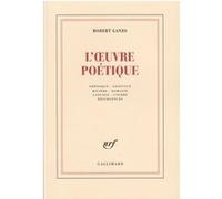 L'Œuvre poétique Robert Ganzo (Auteur)