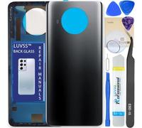 LUVSS Vitre Arrière pour Xiaomi Mi 10T Lite Gris Coque Cache Batterie, Adhésifs, Kit Outils, Guide De Réparation