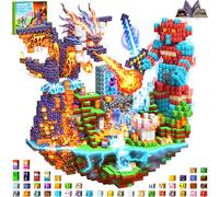 LUVTOY 507 Pieces Construction Magnetique Enfant - Cube Magnétique - Jeu Aimant Magnetic avec Jeux Aimants Bloc Magnetique-Haute Durée Jouet Éducatif Montessori Cadeau pour Enfants 3-10 Ans Saisons