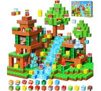 LUVTOY Construction Magnetique Enfant - Cube Magnétique - Bloc de Construction MagnéTique - Jeux Magnetique Enfant - Jouet Paques Cadeau Enfants 3 4 5 6 7 8 9 10 Ans