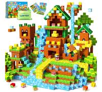 LUVTOY Construction Magnetique Enfant - Cube Magnétique - Construction Bloc Magnétique - Jeux Magnetique Enfant - Jouet créatif Montessori - Jouet Cadeau Enfant 3 4 5 6 7 8 9 10 Ans