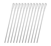 luvtree Lot de 12 cuillères à café réutilisables en acier inoxydable de 21,8 cm - Cuillères à café, cocktail et thé glacé réutilisables - Passe au lave-vaisselle