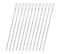 luvtree Lot de 12 cuillères mélangeuses réutilisables en acier inoxydable de 25,8 cm - Cuillères à café, cocktail et thé glacé réutilisables - Passe au lave-vaisselle