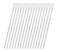 luvtree Lot de 16 cuillères à café réutilisables en acier inoxydable de 25,8 cm - Cuillères à café, cocktail et thé glacé réutilisables - Passe au lave-vaisselle