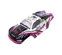 Luwecf 1/16 RC Carrosserie de Voiture RC Camions Carrosserie Modification de La Coque Accessoires Robustes Pièces de Rechange pour 16101 16102 Hobby Car Truc, Rouge