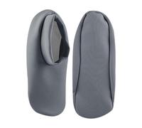 Luwecf 1 Paire Castor pour Pieds Wrap Pieds Chaussettes Réutilisables Anti Fuite Compressible Doux Polyester Adapté Femmes Sommeil Activités Maison, Gris
