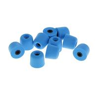 Luwecf 10 Pièces Embouts Casque Oreillette Mousse Mémoire Remplacement Anti Bruit Protection Adapté pour Écoute Musicale Détente Protection Auditive, Bleu