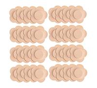 Luwecf 100 Autocollants Nombril Vierges, Multifonctionnels adhésifs, Doux et Non Tissés, Parfaits pour Offrir, fleur