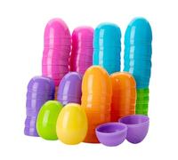 Luwecf 100 œufs de Pâques à Remplir avec Charnière pour Fête à Thème, Bricolage