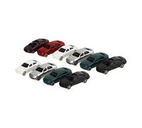 Luwecf 10x 1/150 N Échelle Modèle de Voiture Mini Véhicule Voiture Micro Paysage Bâtiment Dioramas Ornements
