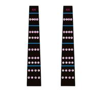 Luwecf 2 Pièces Autocollants Guide Doigts Violon Marqueurs Doigts Touche Réutilisables PVC Souple Pose Simple Apprentissage Notes pour Adultes Enfants Débuta, Style A