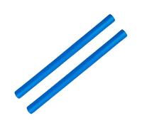 Luwecf 2 Pièces Bâton D'Entraînement Boxe MMA pour Arts Martiaux Muay Thai Mousse PVC Léger Rembourré pour La Réactivité Adapté à La Salle Entraînement Exerc, Bleu 60 cm