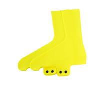 Luwecf 2 Pièces Couvre-chaussures Cyclisme Imperméables Antidérapants Silicone Protecteurs Chaussures Vélo Route VTT Résistants Adaptés Sorties Cyclistes Hom, Jaune M