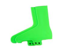 Luwecf 2 Pièces Couvre-chaussures Cyclisme Imperméables Antidérapants Silicone Protecteurs Chaussures Vélo Route VTT Résistants Adaptés Sorties Cyclistes Hom, Vert M