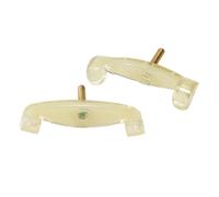 Luwecf 2 Pièces Pieds de Repose-épaule Violon Universels Fourche en Caoutchouc Accessoire Installation Rapide Antidérapant Compatible Instrument Musique, L