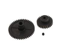 Luwecf 2 Pièces RC 1/14 Diff Pignon Principal et Moteur Ensemble pour WLTOYS 144001